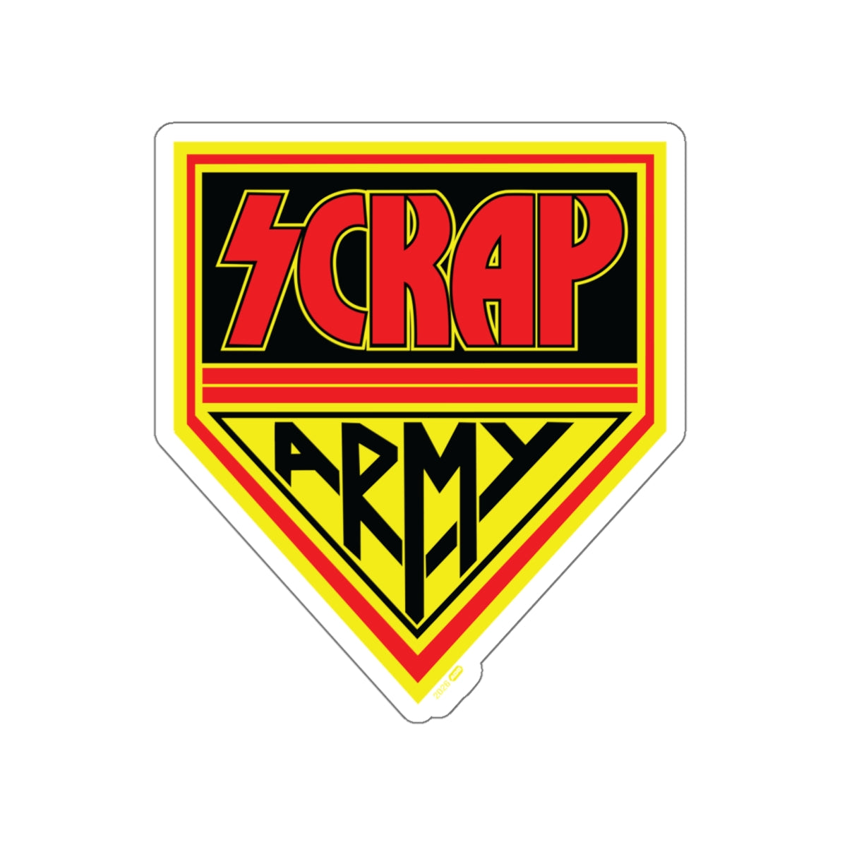 Scrap Army Die-Cut Sticker • Stick It.